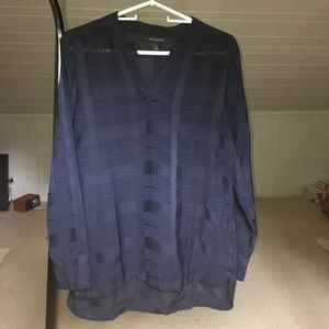 Navy Banana Republic tunic.